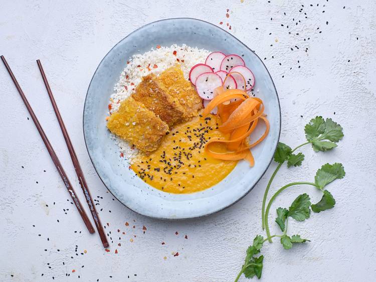 Katsu Curry mit Tofu