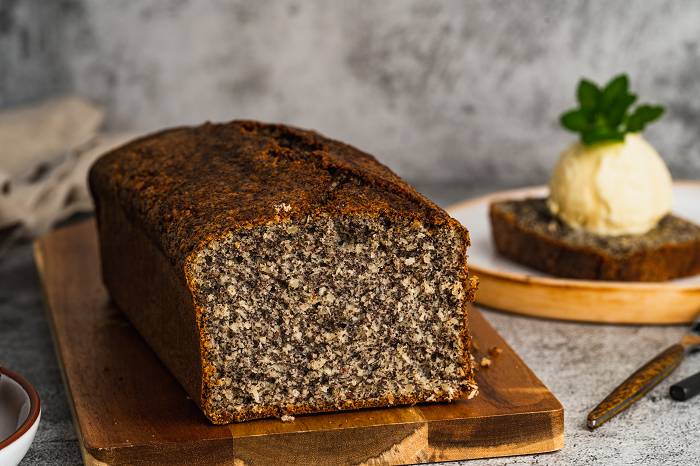 Saftiger Low-Carb Mohnkuchen | Gesundes Dessert Rezept