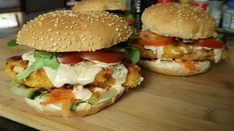 Crispy Sweet Chilli Chicken Burger