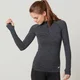 Myprotein Seamless Damen Langarm-Shirt mit ¼ Reißverschluss