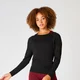 Shape Seamless Loose-Fit Top - Schwarz
