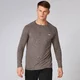 Performance Langarm T-Shirt - driftwood marl
