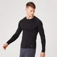Elite Seamless Long-Sleeve T-Shirt – Schwarz