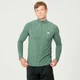Performance 1/4 Zip Top - Grüner Kalk
