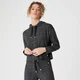 Luxe Lounge Hoodie - Schwarz meliert