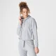 Luxe Lounge Hoodie - Grau meliert