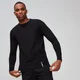 MP Herren Luxe Classic Langarm Crew - Schwarz