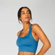 Shape Seamless Cross-Strap Bra — Blau