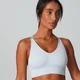 Myprotein Luxe Ribbed Seamless Sports Bra - Sleet