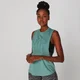 Logo-Tanktop mit tiefem Armausschnitt – Blau
