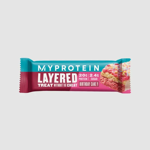 Myprotein 6-Layer Protein Bar (Sample) - Geburtstagskuchen
