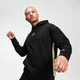 Kapuzenpullover mit Banddetail für Ruhetage – Schwarz