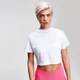 MP Power Damen Cropped T-Shirt - Weiß