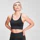MP Animal Snake nahtloser Damen Sport BH - Schwarz