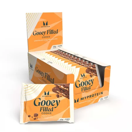 Veganer Protein-Cookie mit Füllung