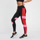 Power Colour Block Leggings - Schwarz/Danger