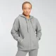 MP Damen Essentials Zip Through Hoodie - Grey Marl