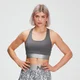 MP Damen Adapt Strukturierter Sport-BH – Carbon