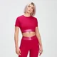 MP Damen Adapt Strukturiertes Crop-Top – Virtual Pink