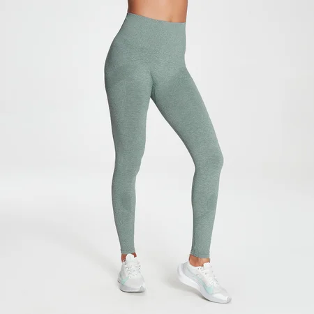 MP Women's Training Seamless Leggings - Washed Green