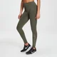 MP Branded Training Leggings für Damen – Dark Olive