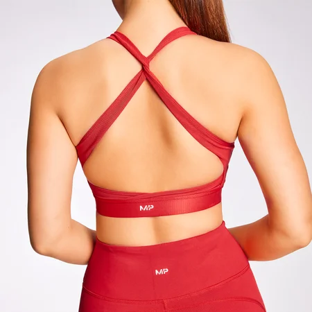 MP Damen Power Sport-BH mit gekreuztem Rücken – Danger