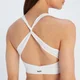 MP Damen Power Sport-BH mit gekreuztem Rücken – Weiß