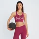 MP Damen Essentials Trainings-BH mit Aufdruck – Violett