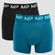 MP Herren Limited Edition Impact Boxershorts (2er-Pack) – Schwarz/Blaugrün