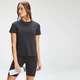 MP Damen Power Ultra T-Shirt mit geteiltem Rücken — Schwarz