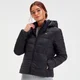 MP Outerwear Leichte und verstaubare Pufferjacke mit Kapuze für Damen - Schwarz