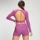 MP Damen Power Open Back Crop Top — Orchidee