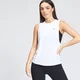 MP Damen Essentials Trainingshirt mit tiefem Armausschnitt — Weiß