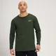 MP Herren Fade-Grafik Langarm-Trainingsshirt — Dunkelgrün