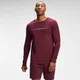 MP Herren Mini Mark Grafik Langarm T-Shirt — Merlot