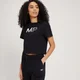 MP Damen Fade-Grafik Crop-T-Shirt — Schwarz
