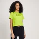 MP Damen Fade-Grafik Crop-T-Shirt — Limette