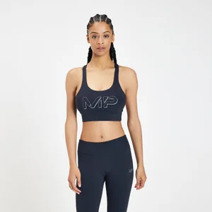 MP Damen Infinity Mark Training Sport-BH – Petrolblau - Size XS