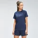 MP Damen Repeat Mark Grafik Training T-Shirt — Petrolblau