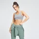 MP Damen Essentials Sport-BH mit breitem Träger — Hellgrau