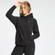 MP Damen Essential Fleece Overhead Kapuzenpulli — Schwarz