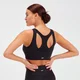 MP Damen Sculpt lasergeschnittener Sport-BH — Schwarz