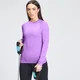 MP Women's Performance Long Sleeve Training T-Shirt - Deep Lilac Marl with White Fleck