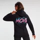 MP Damen Retro-Hoodie Move – Schwarz
