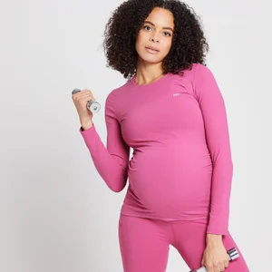 MP Power langärmeliges Schwangerschaftsoberteil für Damen - Weinrot - Size XXS