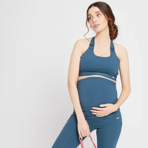 MP Power Schwangerschafts-/Still-Sport-BH für Damen - Graublau - Size XXS
