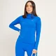MP Trainingsoberteil mit 1/4-Reißverschluss Slim Fit für Damen - Blau
