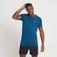 MP Performance Kurzarm-T-Shirt für Herren - Poseidonblau meliert