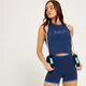MP Adapt Crop-Oberteil mit Racerback für Damen - Dunkelblau