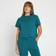 MP Repeat Crop-T-Shirt für Damen - Meeresgrün